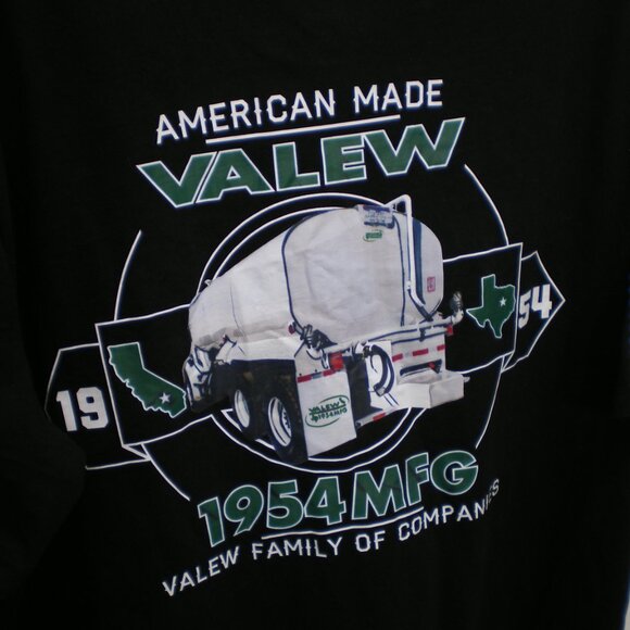 Valew 1954 MFG Black Tee Shirt, Size Large - Picture 2 of 6